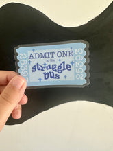 Load image into Gallery viewer, Struggle Bus Ticket Sticker