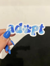 Load image into Gallery viewer, Cat Paw Adoption Sticker