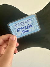 Load image into Gallery viewer, Struggle Bus Ticket Sticker