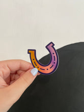 Load image into Gallery viewer, Rainbow Horseshoe Sticker