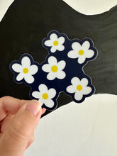 Load image into Gallery viewer, Retro Blue and White Daisies Sticker