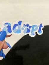 Load image into Gallery viewer, Cat Paw Adoption Sticker
