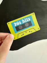 Load image into Gallery viewer, 90s Hits Cassette Tape Sticker