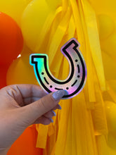 Load image into Gallery viewer, Holographic Horseshoe Sticker