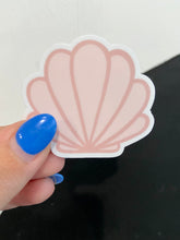 Load image into Gallery viewer, Pink Seashell Sticker
