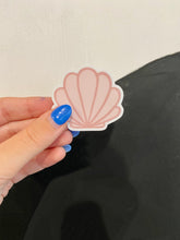 Load image into Gallery viewer, Pink Seashell Sticker