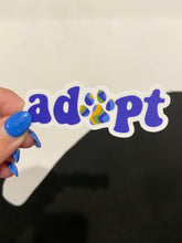 Load image into Gallery viewer, Dog Paw Adoption Sticker