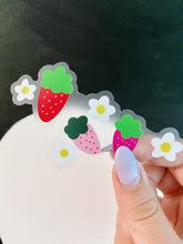 Load image into Gallery viewer, Strawberries and Daisies Sticker