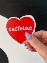 Load image into Gallery viewer, Caffeine Heart Sticker