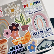 Load image into Gallery viewer, Blue and Yellow Daisies Sticker