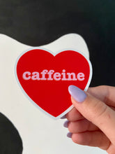 Load image into Gallery viewer, Caffeine Heart Sticker