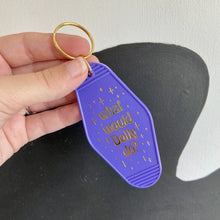 Load image into Gallery viewer, Dolly Retro Motel Keychain