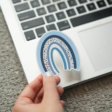 Load image into Gallery viewer, Blue Line Dot Rainbow Sticker