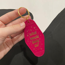Load image into Gallery viewer, Dolly Retro Motel Keychain