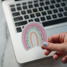 Load image into Gallery viewer, Pastel Line Dot Rainbow Sticker