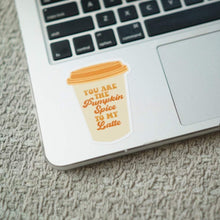 Load image into Gallery viewer, Pumpkin Spice Latte Sticker