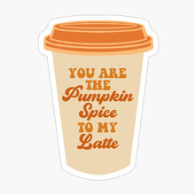 Load image into Gallery viewer, Pumpkin Spice Latte Sticker