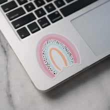 Load image into Gallery viewer, Pastel Line Dot Rainbow Sticker