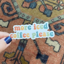 Load image into Gallery viewer, Iced Coffee Sticker