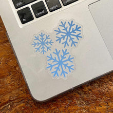 Load image into Gallery viewer, Watercolor Snowflakes Sticker