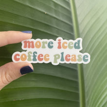 Load image into Gallery viewer, Iced Coffee Sticker