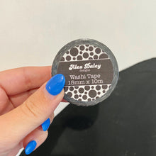 Load image into Gallery viewer, Black and White Dot Washi Tape