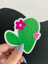 Load image into Gallery viewer, Blooming Prickly Pear Cactus Sticker