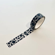 Load image into Gallery viewer, Black and White Dot Washi Tape