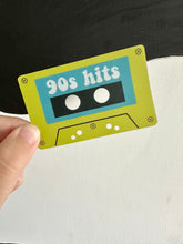 Load image into Gallery viewer, 90s Hits Cassette Tape Sticker
