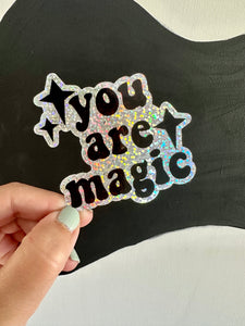 You Are Magic Glitter Sticker