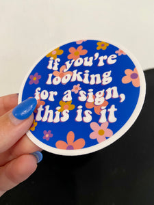 This Is It Sticker