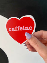 Load image into Gallery viewer, Caffeine Heart Sticker

