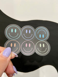 Pastel Smiles Sticker