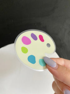 Paint Palette Artist Sticker
