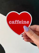 Load image into Gallery viewer, Caffeine Heart Sticker
