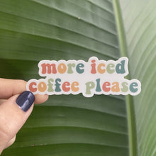 Load image into Gallery viewer, Iced Coffee Sticker
