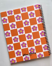Load image into Gallery viewer, Checkerboard Daisy Lined Notebook, 8.5x11

