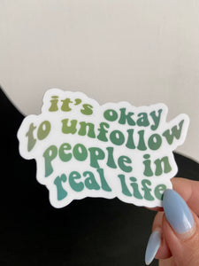 It’s Okay to Unfollow People