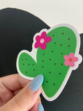 Load image into Gallery viewer, Blooming Prickly Pear Cactus Sticker
