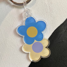 Load image into Gallery viewer, Retro Daisies Acrylic Keychain
