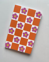 Load image into Gallery viewer, Checkerboard Daisy Dotted Notebook, Bullet Journal
